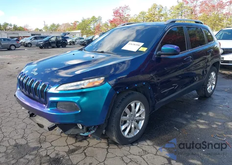 2016 Jeep Cherokee Limited z USA, uszkodzony, nr VIN 1C4PJMDS3GW145118